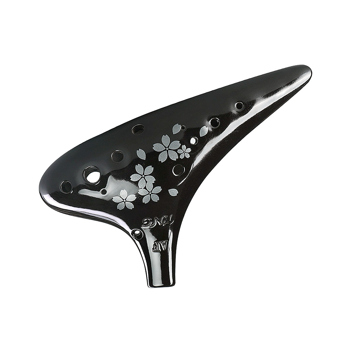 Sakura Ocarina Blossoms Black Wind Instrument Pures Music ™