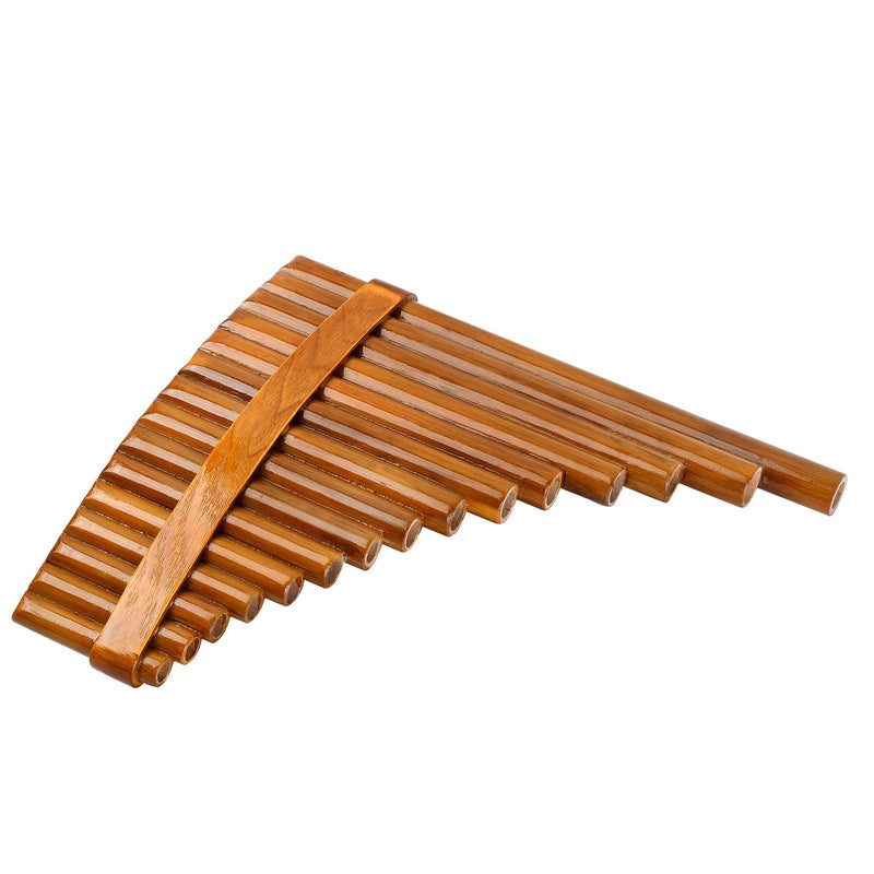 15 Pipes Pan Flute Upgraded G Key High Quality Bamboo PanPipes Chinese Traditional Woodwind Instrument
