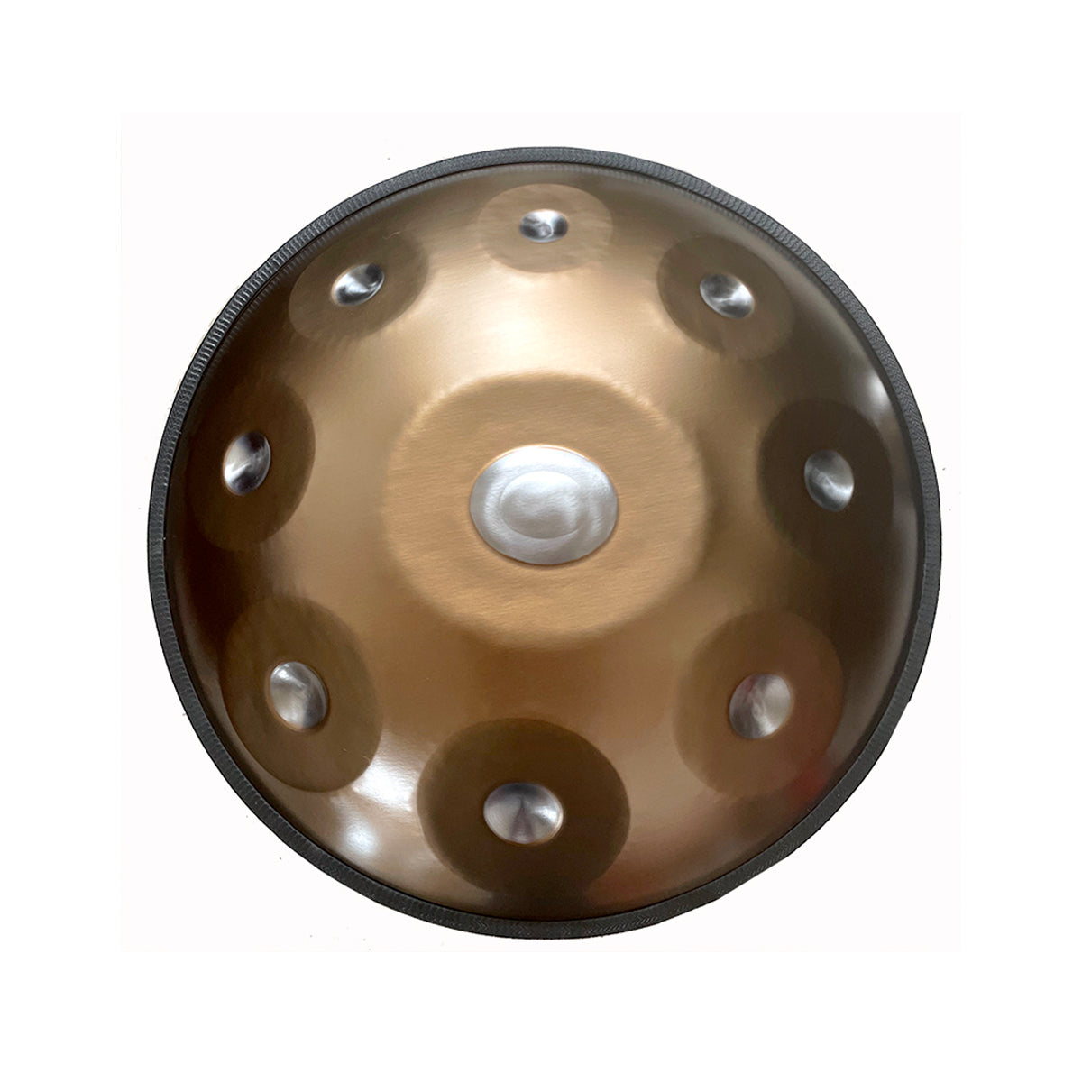 Handpan 18 inch, 9 tonen, G-Moll 440 Hz - incl. standaard, tas