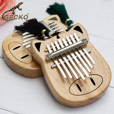 GECKO 8 Key Mini Kalimba Finger Thumb Piano Music Gift for Beginner