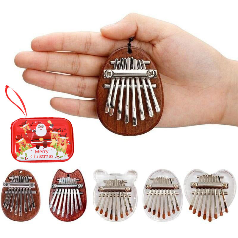 Mini 8 Key Kalimba Acryl Transparant Duimpiano Muziekinstrument Met Sleutelkoord Kalimba Muziekinstrumen (Color : 01 Mini 8 Key Kalimba Acryl Transparant Duimpiano Muziekinstrument Met Sleutelkoord Kalimba Muziekinstrumen (Color : 01