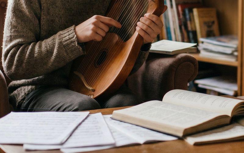 How hard is it to learn a lyre harp?