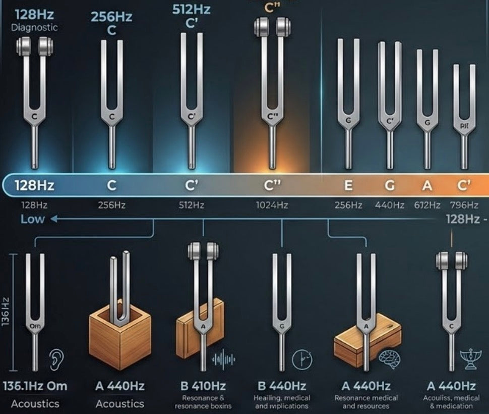 All Tuning Fork Frequencies: A Complete Guide