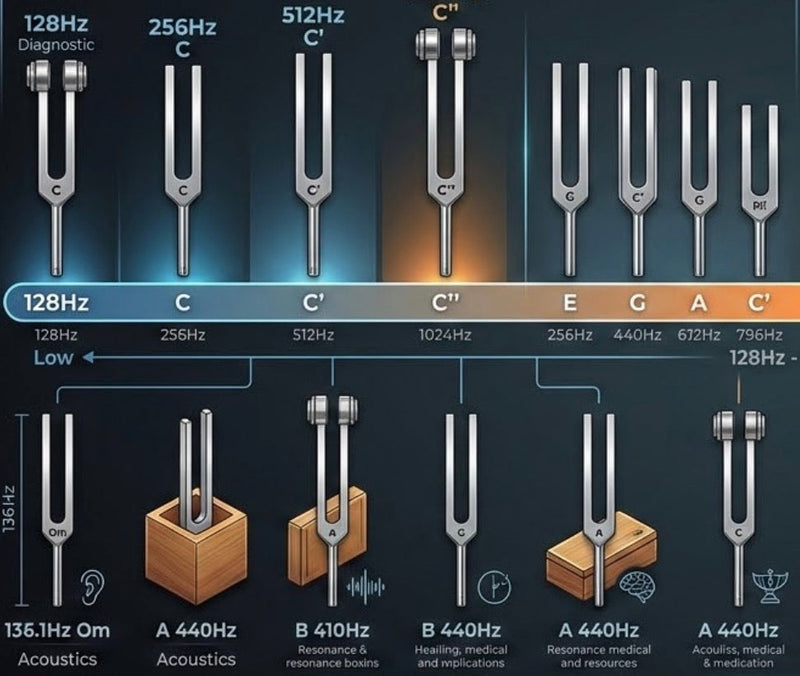 All Tuning Fork Frequencies: A Complete Guide
