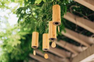 Bamboo chord wind chimes for sale