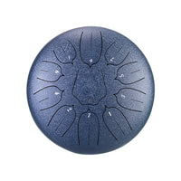 Hluru 10 Inch 11 Notes Steel Tongue Rain Drum - Outdoor Garden & Meditation