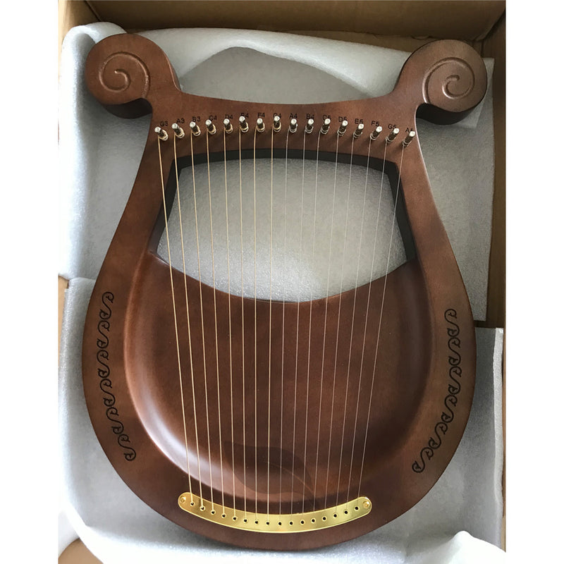 Common Angel String Instrument Pures Angel Lyre Harp Ancient 16-19-String Note Wooden Lyre Soothing I ...