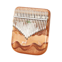 Clear Acrylic Kalimba Resin Finger Thumb Piano with Deer