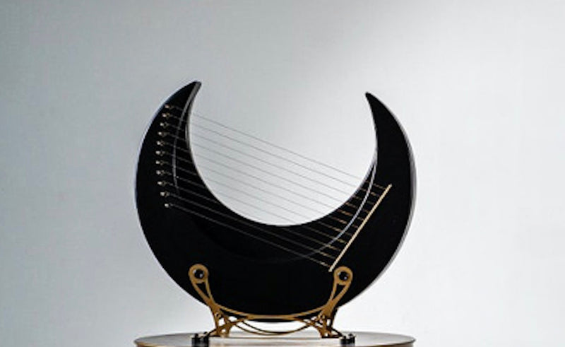 LOMUTY 19-String Lyre Harp with Tuning Wrench Harp Instruments, Lyre Harp is Good Choice for Music Lovers, Beginners and Friends LOMUTY 19-String Lyre Harp with Tuning Wrench Harp Instruments, Lyre Harp is Good Choice for Music Lovers, Beginners and Friends
