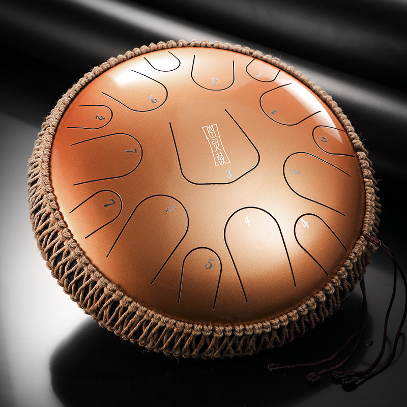 Shell Srum Instrument Hluru Tongue Drum 15 Note - Easy Play & Tranquil Tone | Pures Music™