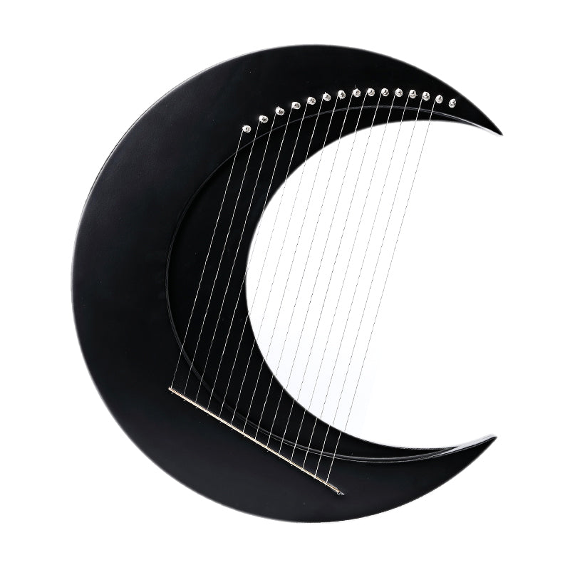 Hluru Moon Lyre Harp Luna Crescent 8/11/15 String Instrument Beginners ...