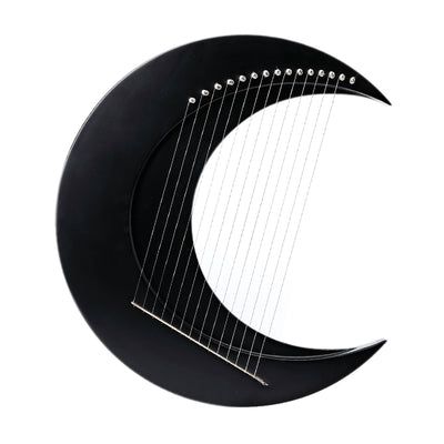 Hluru Moon Lyre Harp Luna Crescent 8/11/15 String Instrument Beginners Gift