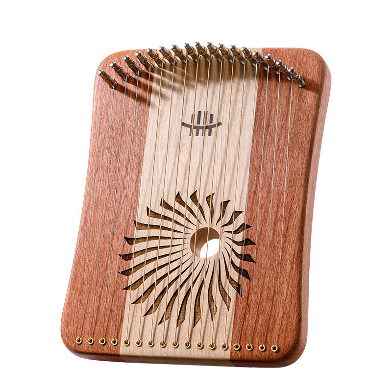 Hluru Harpika 17/31 String Finger Lyre Combine Wood Monochord Kalyre M ...