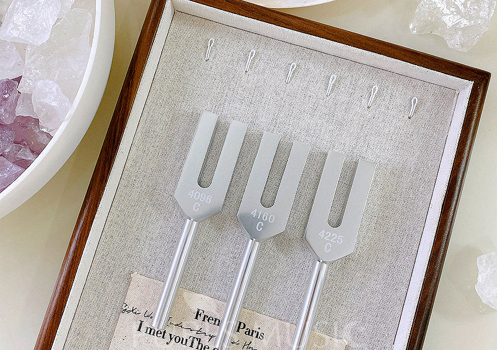 Angel Tuning Forks Set - Sound Therapy 4096Hz, 4160Hz, 4225Hz