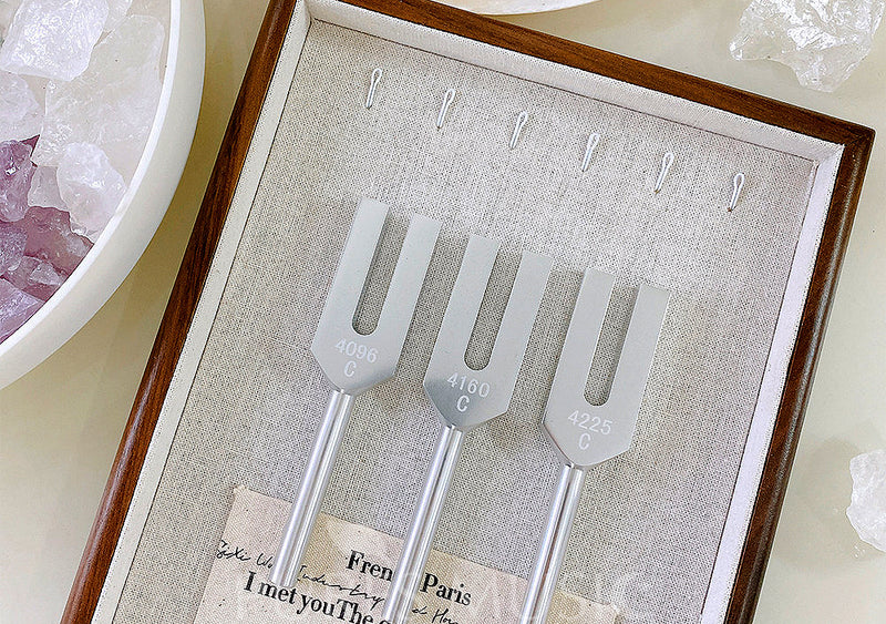 Angel Tuning Forks Set - Sound Therapy 4096Hz, 4160Hz, 4225Hz