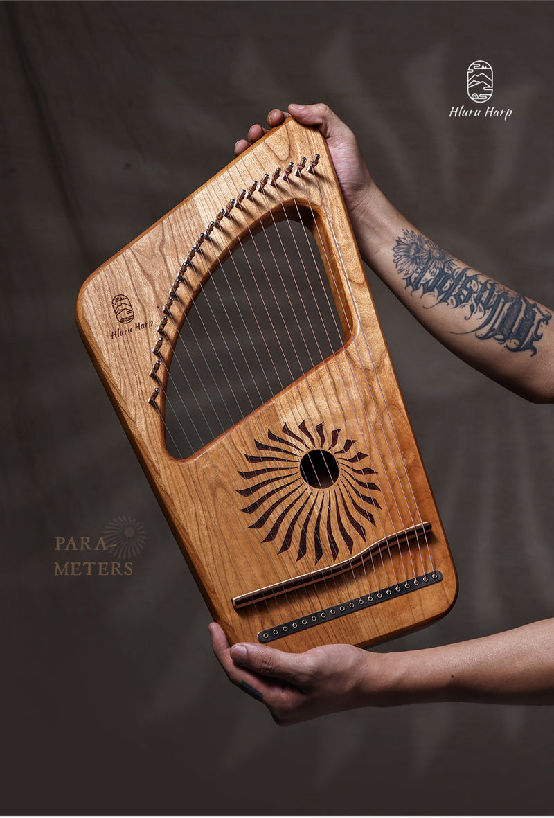 Houl Instrument Hluru Lyre Harp 19-string Hollow