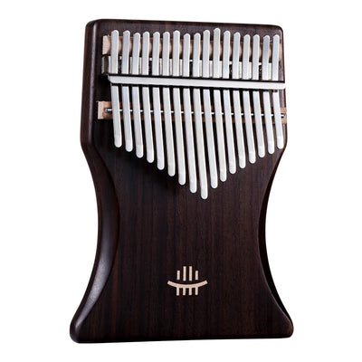 Hluru 17 teclas tipo de placa Kalimba Rosewood Maple Thumb piano para principiantes