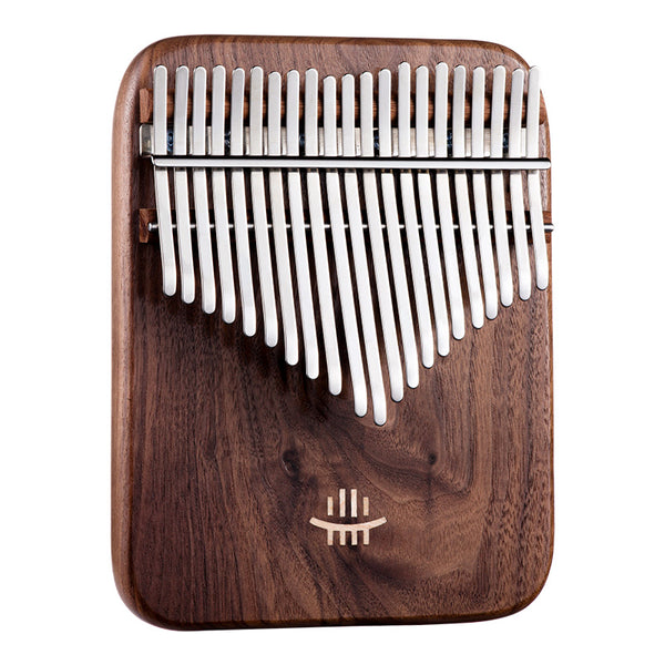 Hluru 21 Keys Black Walnut Wood Kalimba Thumb Piano With Box