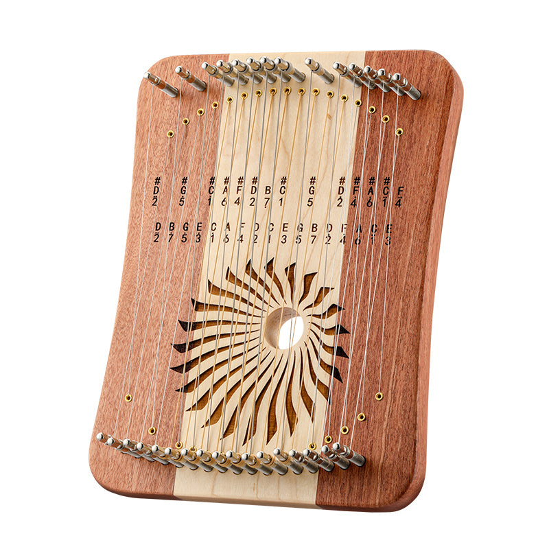 Hluru Harpika 17/31 String Finger Lyre Combine Wood Monochord Kalyre M ...