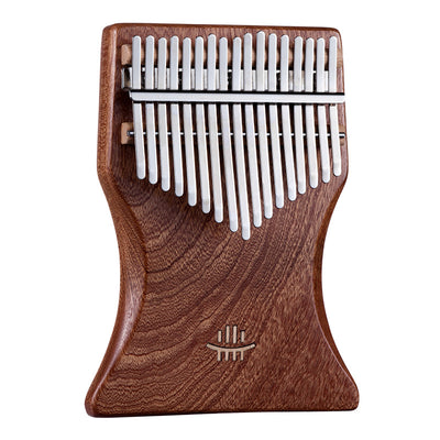 Hluru 17 tasti Plate Type Kalimba Rosewood Maple Thumb piano per principianti
