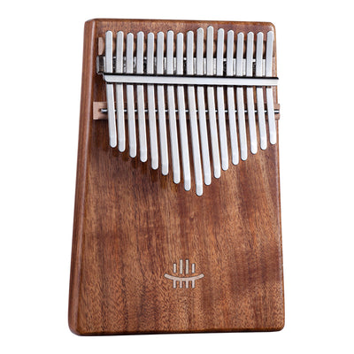 Hluru clásico 17 teclas cuadradas tablero único kalimba madera maciza pulgar piano Arce Acacia nogal instrumento musical