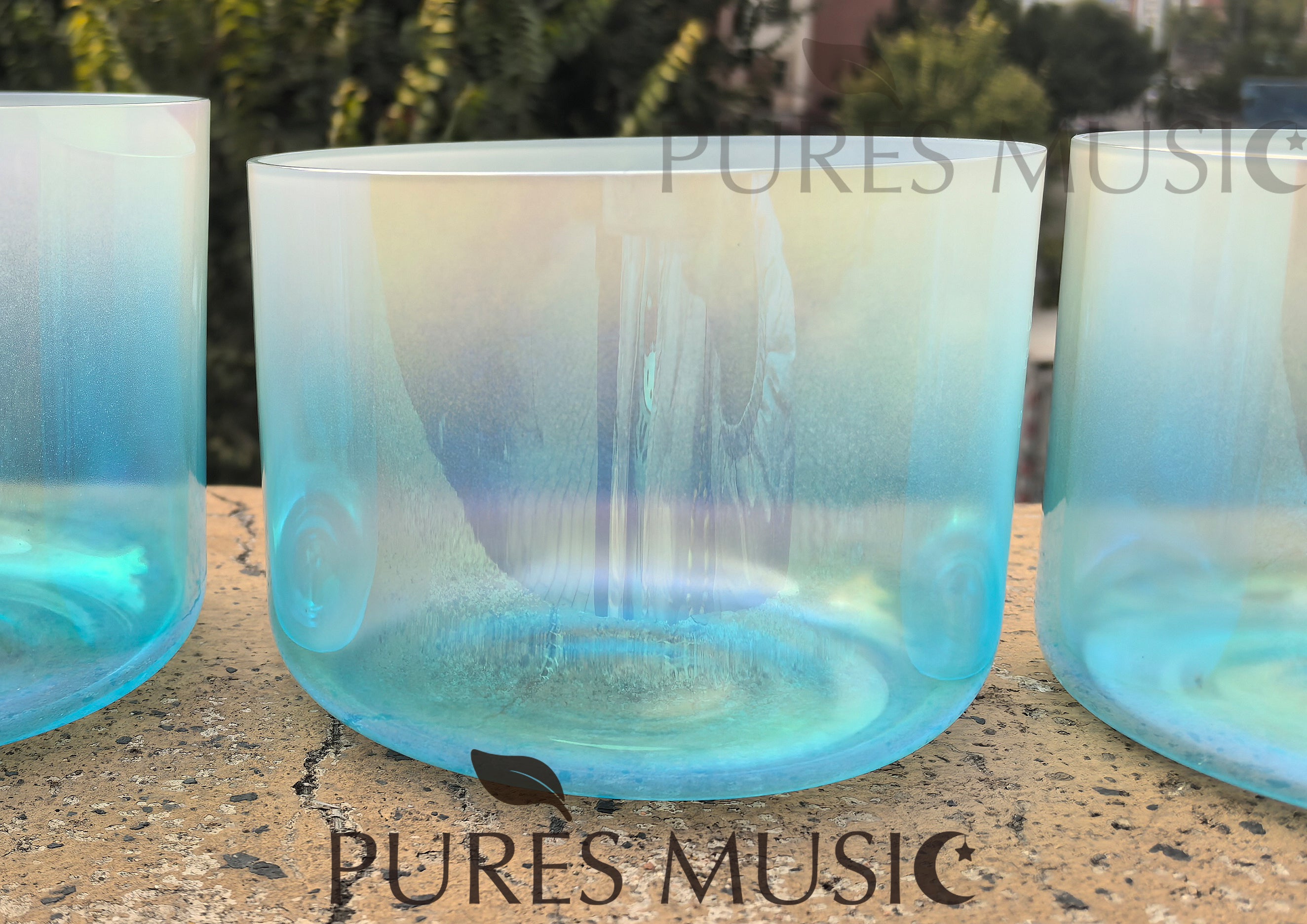 Blue Crystal Singing Bowl | Etheric Sound Healing | Pures Music ™