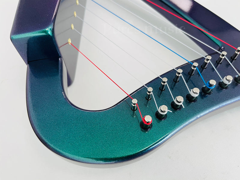 Walter.T Mini Harp 8-string Handheld Celtic Lyre Lap Small Harp Instru ...