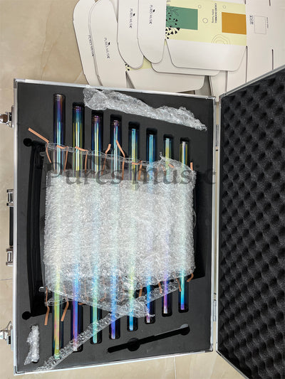 Quartz Crystal Singing Harp for Sound Healing Meditation Colorful