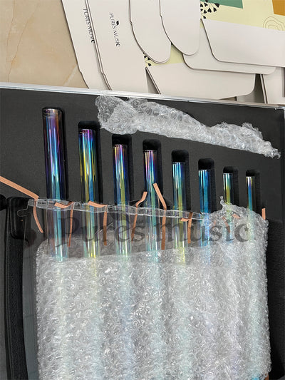 Quartz Crystal Singing Harp for Sound Healing Meditation Colorful