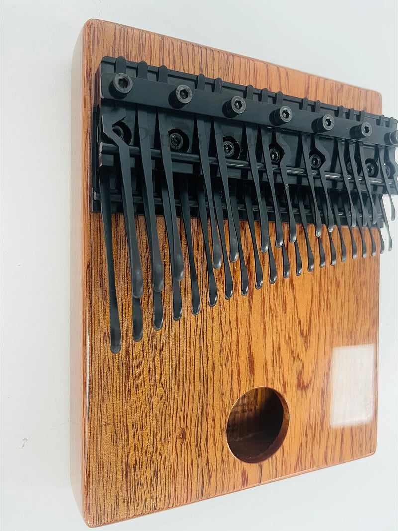 36 Keys Chromatic Kalimba Flat Board / Hollow Solid Wood Color Oxide Black Key Thumb Piano