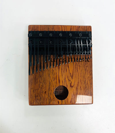 Piano piatto Kalimba cromatico a 36 tasti / pianoforte a pollice con chiave nera in ossido di legno massello cavo