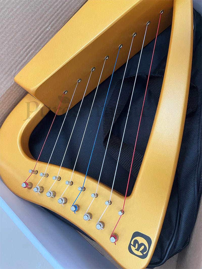 Walter.T Small Harp Mini 8-string Handheld Celtic Harp Instrument ...