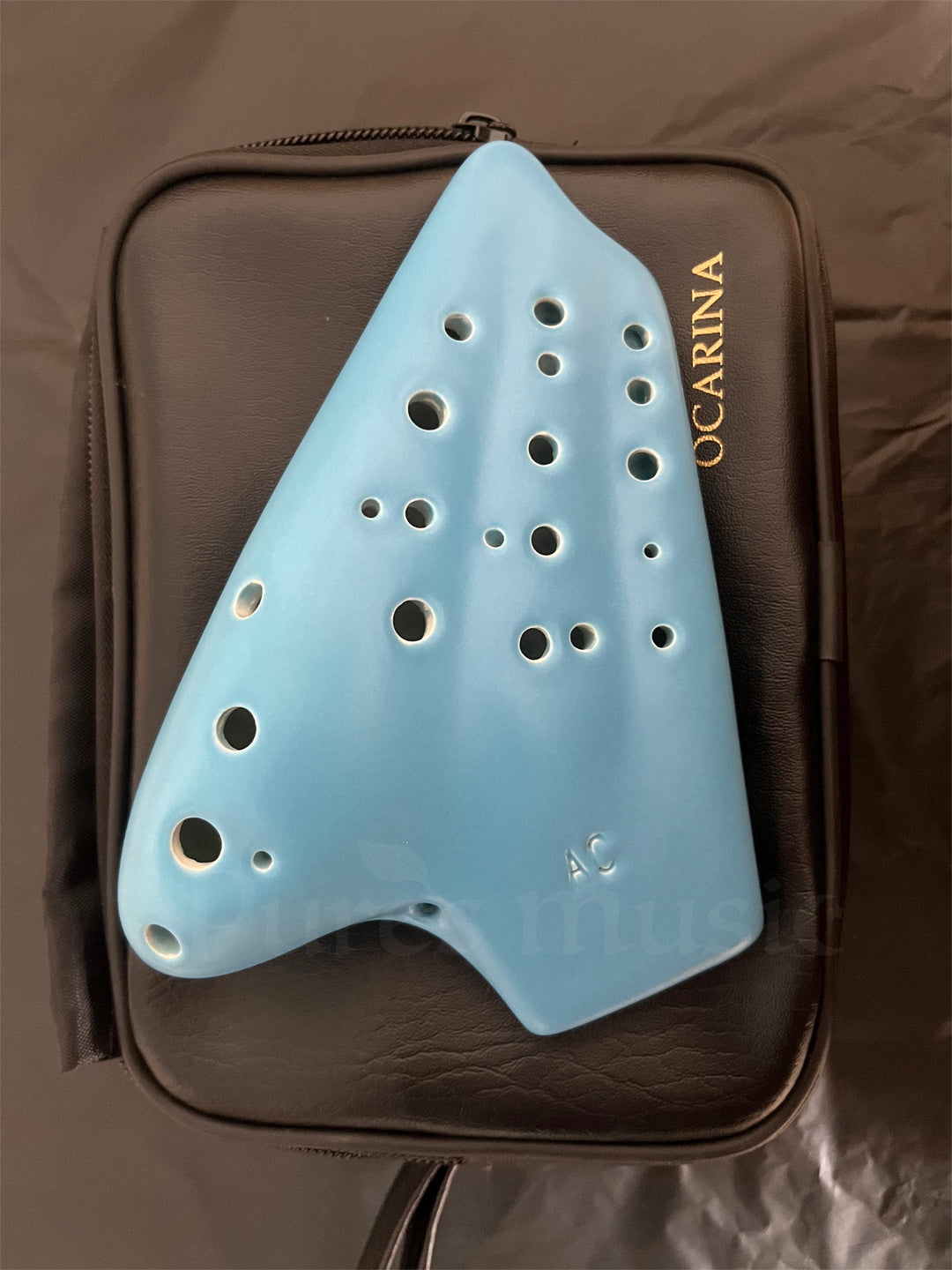 Triple Chamber Ocarina - Matte Alto C Clay | Pures Music™