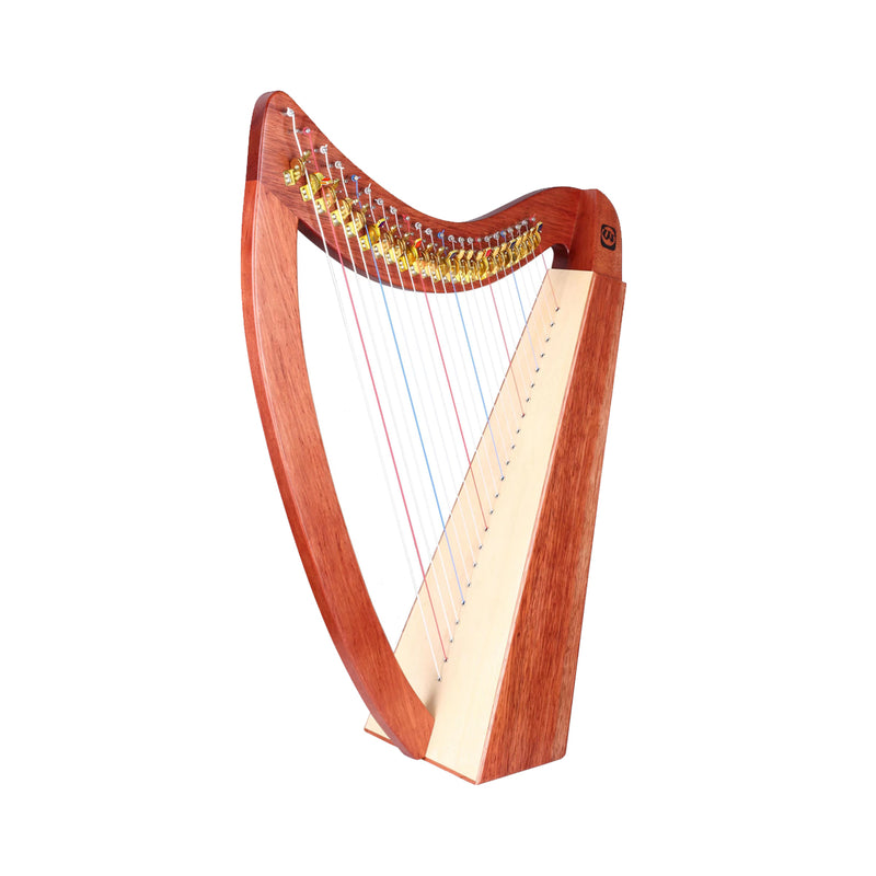 Walter.t Arpa de palanca de 23 cuerdas Arpa irlandesa Semitono Clave Instrumento de cuerda