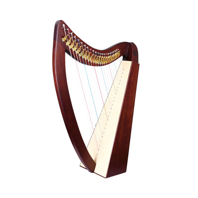 Walter.t Arpa de palanca de 23 cuerdas Arpa irlandesa Semitono Clave Instrumento de cuerda