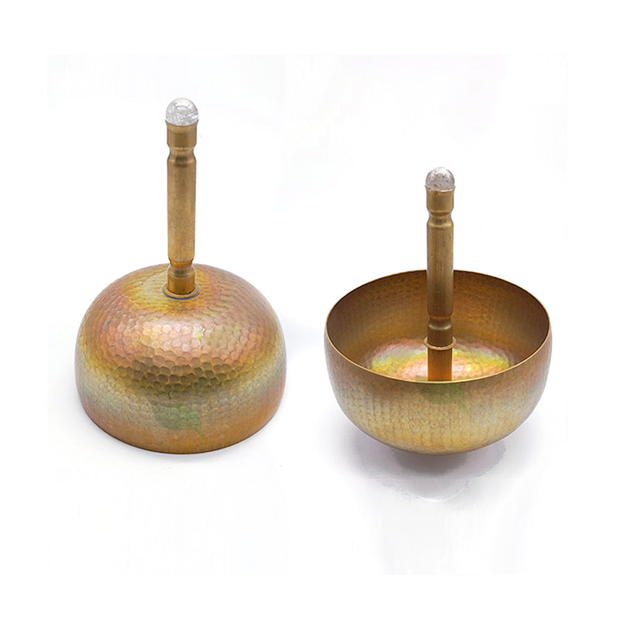 Abaodam Ensemble Maillets Pour Bol Chantant Cristal - Maillet Avec Poignée Confortable Et Anneau Caoutchouc Pour Débutants
