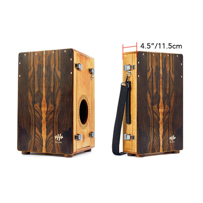 Hluru Cajon Drum Multifunctional Professional Portable & Foldable
