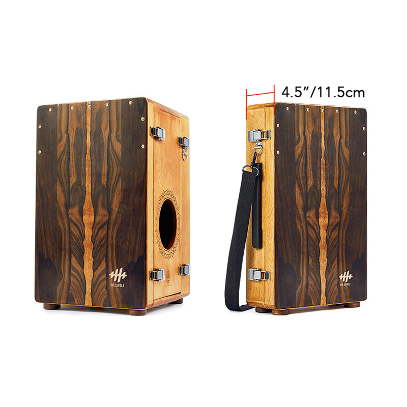 Hluru Cajon Drum Multifunctional Professional Portable & Foldable