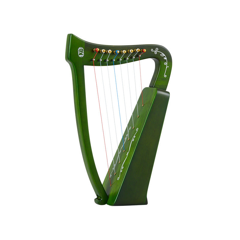 Hluru Harp Small Mini 8 String Handheld Lap Harp Instrument
