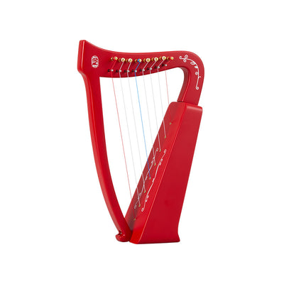 Hluru Harp Small Mini 8 String Handheld Lap Harp Instrument