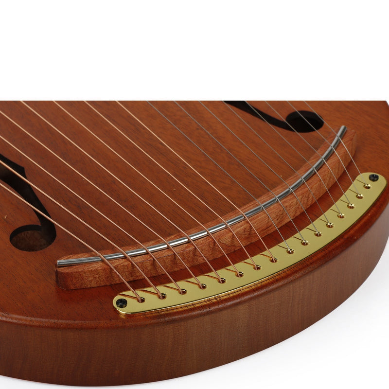 Walter Lyre Harp Premium 16-string Box Lyre Mahogany Stringed Instrument