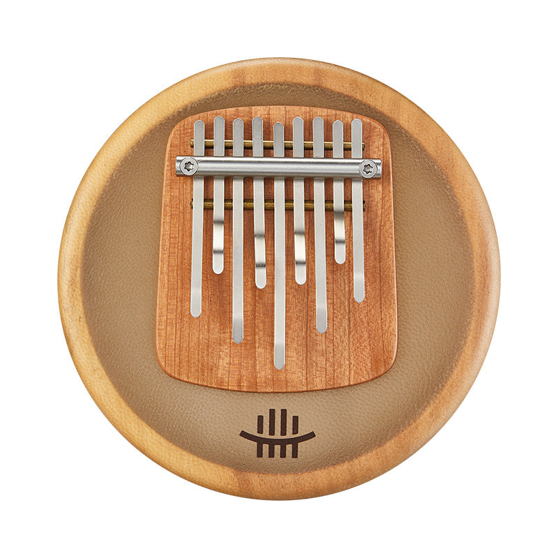 Hluru Kalimba Healing Thumb Piano 9-Key Genuine Leather