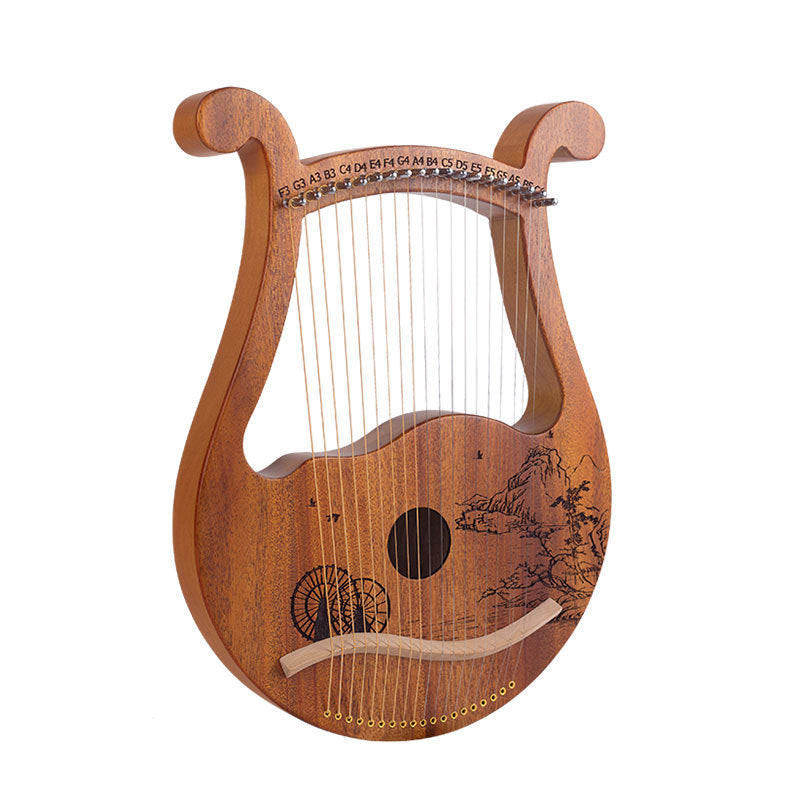 19 String Lyre Portable Wooden Harp for Beginners | Pures Music™