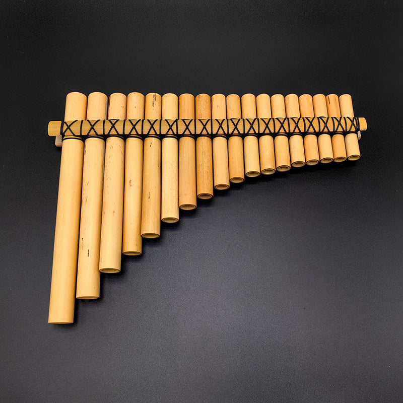 Musical Instrument Using Pipes Pan Flute 18 Pipes Pan Pipe - Beginner Bamboo Flute | Pures Music™
