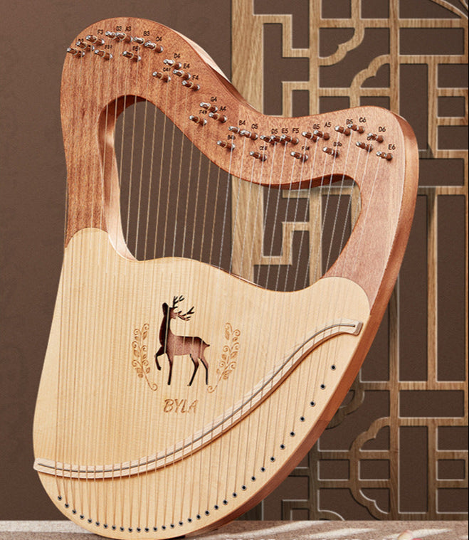 Reindeer Heart-shaped 21-32 string Lyre Harp Lyre instrument