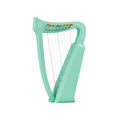 Hluru Harp Small Mini 8 String Handheld Lap Harp Instrument