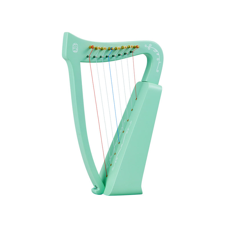 Hluru Harp Small Mini 8 String Handheld Lap Harp Instrument