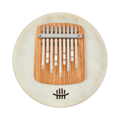 Hluru Kalimba Healing Thumb Piano 9-Key Genuine Leather