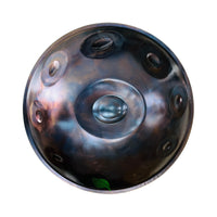 BiiMoon Handpan Blue Ember Steel Professional Hand Pan Instrument