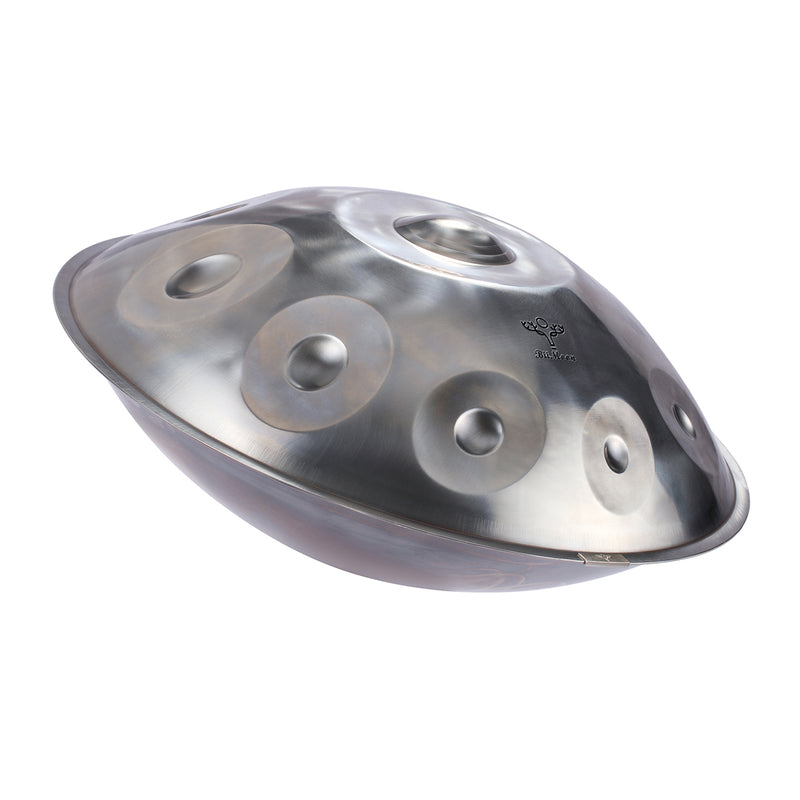Pan Instrument BiiMoon Handpan Silver Moon - Ember Steel Hand Pan | Pures Music™